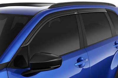 Husky Liners - Husky Liners 2854127 Low Profile Ventvisor Deflector Smoke Outside Mount 4 Pc.