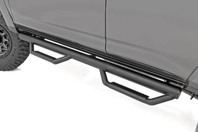 Rough Country Suspension Systems - Rough Country RCT1360B 3" Drop Step Nerf Bars Black for 10-24 Toyota 4Runner