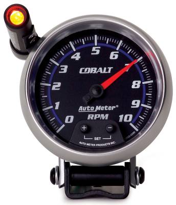 AutoMeter - AutoMeter 6290 Cobalt Mini Tachometer Gauge 3.75" 10000RPM w/Shift Light