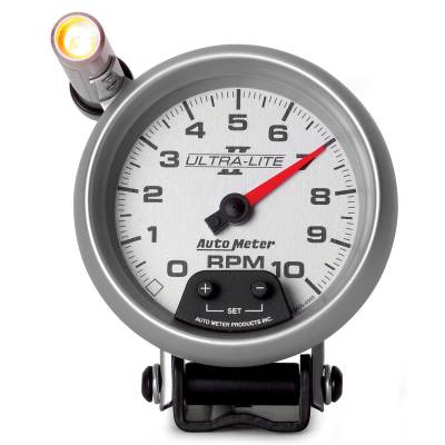 AutoMeter - AutoMeter 4990 Ultra-Lite II Mini Tachometer Gauge 3.75" 10000RPM w/Light