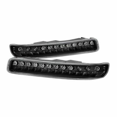 xTune Auto - xTune Auto 9027147 LED Front Bumper Lights Black/Clear