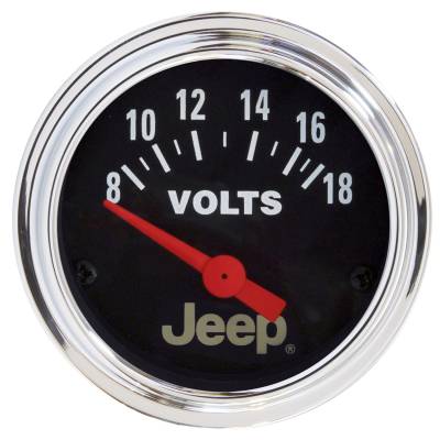 AutoMeter - AutoMeter 880242 Jeep Electric Voltmeter Gauge