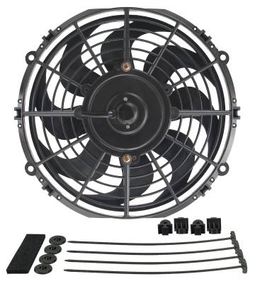Derale - Derale 18910 10" Dyno-Cool Curved Blade Electric Fan