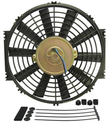 Derale - Derale 16912 12" Dyno-Cool Straight Blade Electric Fan