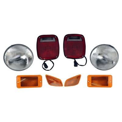 Crown Automotive Jeep Replacement - Crown Automotive LK7 Light Master Kit for 1998-2003 Jeep TJ Wrangler