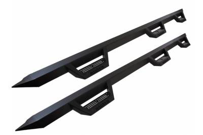 Raptor Series - Raptor RTW113CH RT Black Textured Alloy Steel Drop Steps Wheel To Wheel