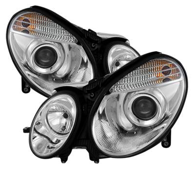 Spyder Auto - Spyder Auto 5042187 Projector Style Headlights Chrome/Clear for 03-06 Mercedes