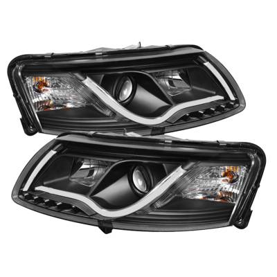 Spyder Auto - Spyder Auto 5071903 Projector Style Headlights Black/Clear