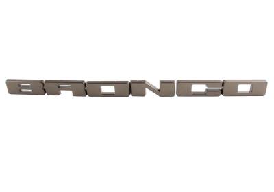 Ford Performance Parts - Ford Performance M-1447-BLBR Grille Lettering Overlay Kit for 21-25 Bronco