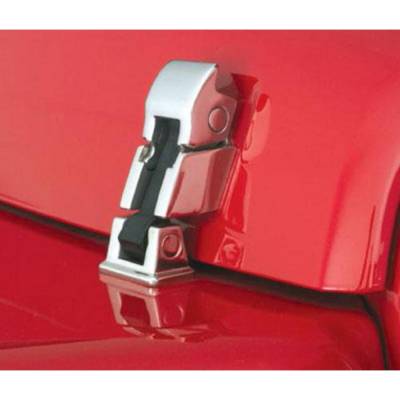 Smittybilt - Smittybilt 74335 Hood Catch for 07-18 Jeep Wrangler JK 2/4-DR SS