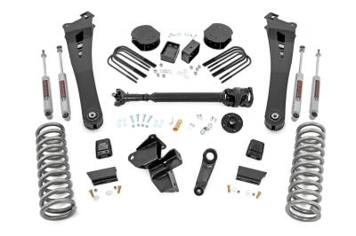 Rough Country Suspension Systems - Rough Country 35230 5" Suspension Lift Kit for 25+ Ram 3500 4WD Diesel