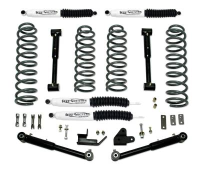 Tuff Country - Tuff Country 43902KN Lift Kit w/Shock for 93-98 Grand Cherokee ZJ