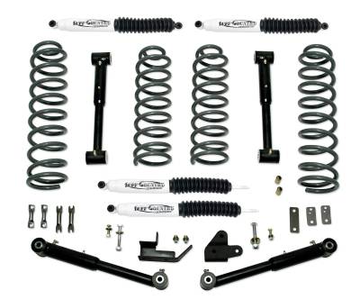 Tuff Country - Tuff Country 43902KH Lift Kit w/Shock for 93-98 Grand Cherokee ZJ
