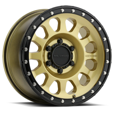 Method Race Wheels - Method Race Wheels MR315 17x8.5 6x5.5 0mm Gold/Black Lip MR31578560100