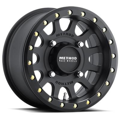 Method Race Wheels - Method Race Wheels MR401 Beadlock 14x7 4x156 13mm Matte Black MR40147046543B