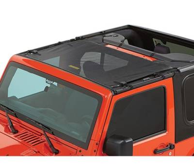 Bestop - Bestop 52400-11 Sun Targa Bikini Top-Mesh for 07-18 Jeep Wrangler JK 4DR