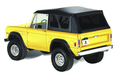 Bestop - Bestop 51533-01 Supertop Classic Black Crush Soft Top for 66-77 Ford Bronco