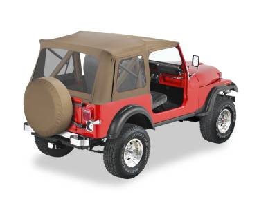 Bestop - Bestop 51599-37 Supertop Classic Spice Soft Top for 76-86 CJ7/87-95 Wrangler YJ