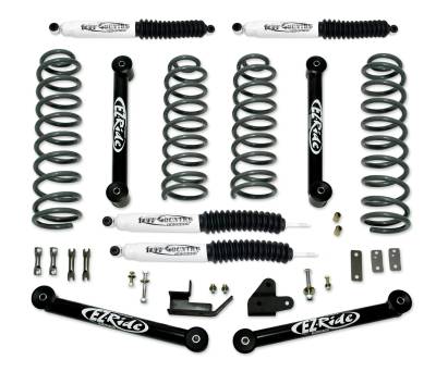 Tuff Country - Tuff Country 43900KN Lift Kit w/Shock for 93-98 Grand Cherokee ZJ