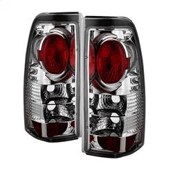 Spyder Auto - Spyder Auto 5001993 Chrome/Clear Euro Taillights for 99-02 Silverado/Sierra