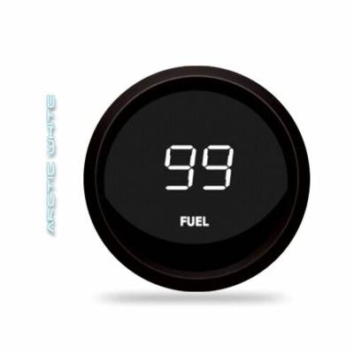 Intellitronix - Intellitronix M9016W LED Digital Fuel Gauge 2-1/16" 0 To 99 % Black White