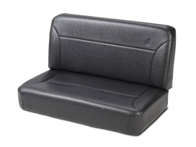 Bestop - Bestop 39437-01 Trailmax II Vinyl Rear Seat Black Crush for 55-83 Jeep CJ5