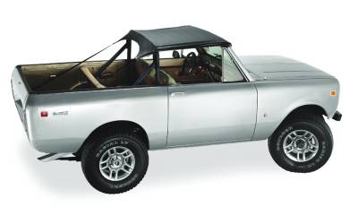 Bestop - Bestop 52550-01 Traditional Bikini Top Black Crush for 72-80 Scout II