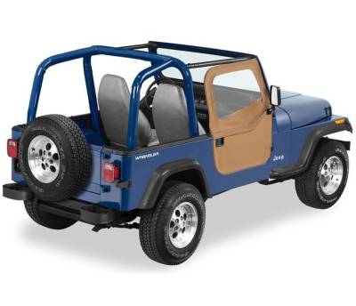 Bestop - Bestop 51783-37 Front Full 2Pc Soft Doors Spice for 80-95 Jeep CJ7/YJ
