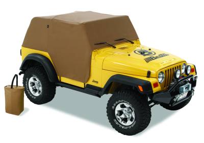 Bestop - Bestop 81036-37 All Weather Trail Cab Cover Spice for 92-95 Jeep Wrangler YJ