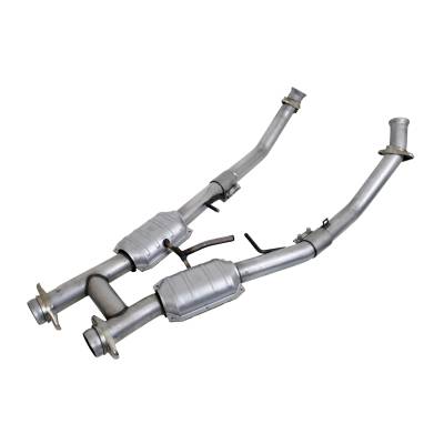 BBK Performance Parts - BBK Performance 2.5" Long H-Pipe w/Converters 94-95 Mustang 5.0L 1563