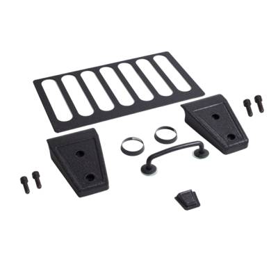 Rugged Ridge - Rugged Ridge 11201.04 Black Hood Dress Up Kit Black for 07-12 Jeep Wrangler JK
