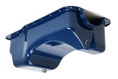 Trans-Dapt Performance - Trans-Dapt 8355 Powder Coated Oil Pan for 83-93 Mustang Blue