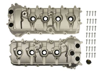 Ford Performance Parts - Ford Performance M-6067-M52S Aluminum Cam Cover Pair for 20 Predator 5.0L/5.2L