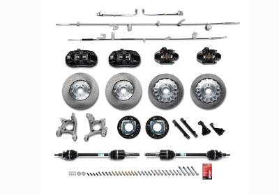 Ford Performance Parts - Ford Performance M-2300-YBK Black Performance Brake Kit for 15-23 Mustang GT350R