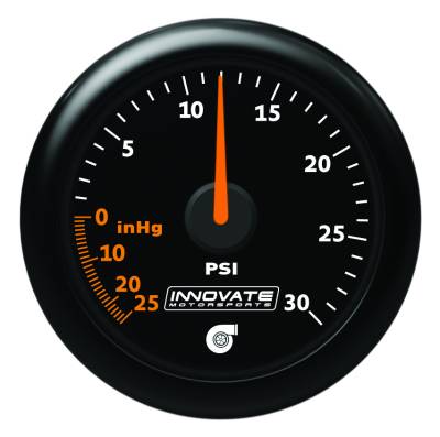 Innovate Motorsports - Innovate Motorsports 39080 MTX 30 PSI Analog Vacuum/Boost Gauge Kit