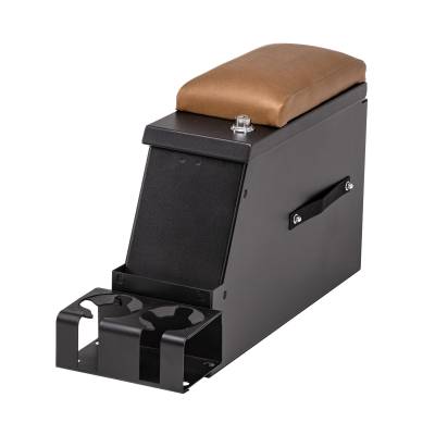 Tuffy Security Products - Tuffy Security 023-C04 Center Console Series II 6.5" Wide Black w/Spice Armrest