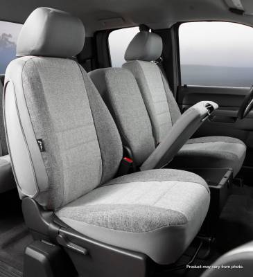 FIA - Fia OE37-43 GRAY OE30 Series Oe Tweed Custom Fit Front Seat Cover Gray
