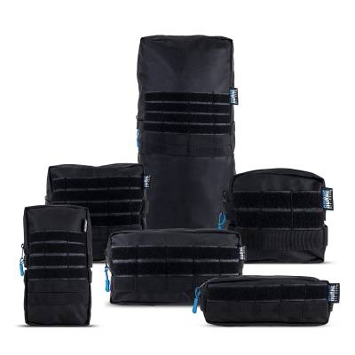 Mishimoto - Mishimoto BNMP-B-002 Borne Off-Road Molle Pouch Set 6-Pack