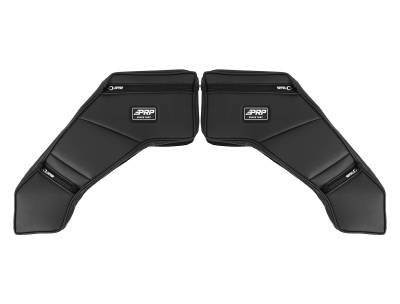 PRP - PRP E117-210 Black Rear Door Bags w/Knee Pad for 16+ Polaris General Pair