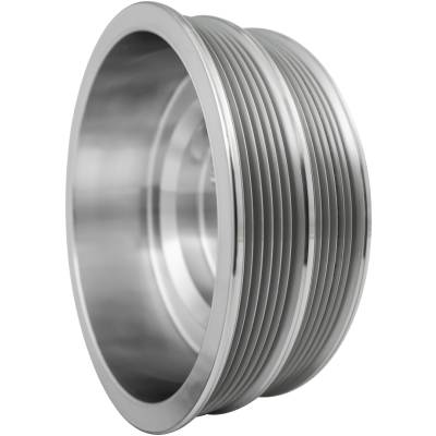 March Performance - March Performance 6381 High Flow Serpentine Crankshaft Pulley LWP 2V SBC