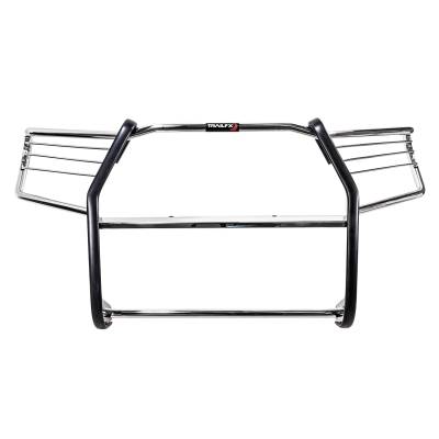 TrailFX - TrailFX E0046S Grille Guard Polished Stainless 1.5" w/Brush Guard