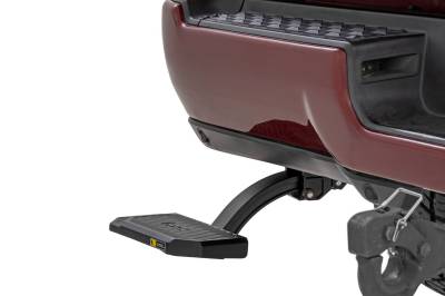 Rough Country Suspension Systems - Rough Country PW050141 Retractable Truck Bed Step Black for 19-25 Ram HD