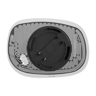 Burco - Burco 2713HRSG Left Door Side View Heat Glass w/Mount for 97-04 Dodge