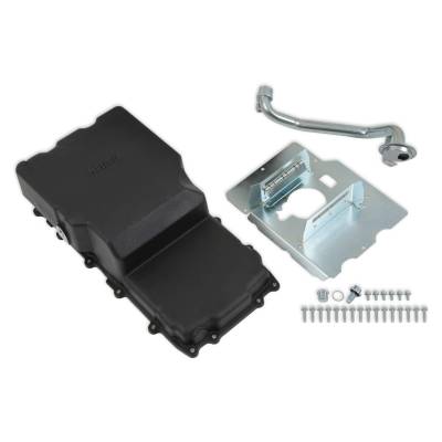 Holley - Holley 302-80BK Engine Oil Pan for Ford Car Coyote 302/315