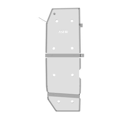 Asfir 4x4 - Asfir 4x4 542071 Fuel Tank Skid Plate for Dodge/Jeep 3.7