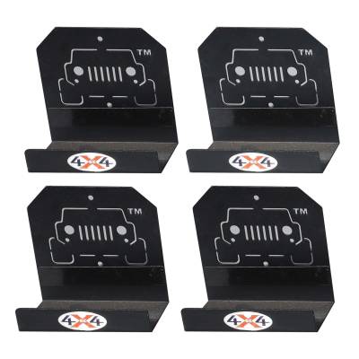 EZ4x4 - EZ4x4 1900 0053 Door Storage Hangers Set of 4 for 07-25 Jeep Wrangler/Gladiator