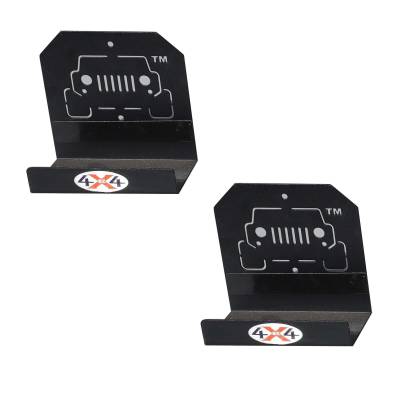 EZ4x4 - EZ4x4 1900 0054 Door Storage Hangers Set of 2 for 97-25 Jeep Wrangler/Gladiator