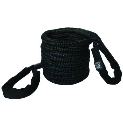 Bulldog Winch - Bulldog Winch 20231 Big Dog Rope 7/8 x 30' 22k BS Black