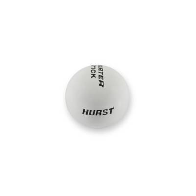 Hurst - Hurst 1631036 Classid Round Shift Knob Quarter Stick White 7/16-20