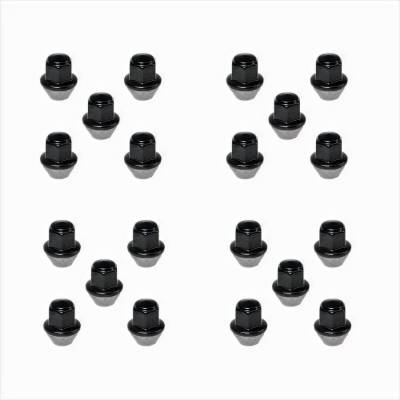 Ford Performance Parts - Ford Racing M-1012K-MB Wheel Black Lug Nut Vehicle Kit M14 x 1.5 Thread 20Pc